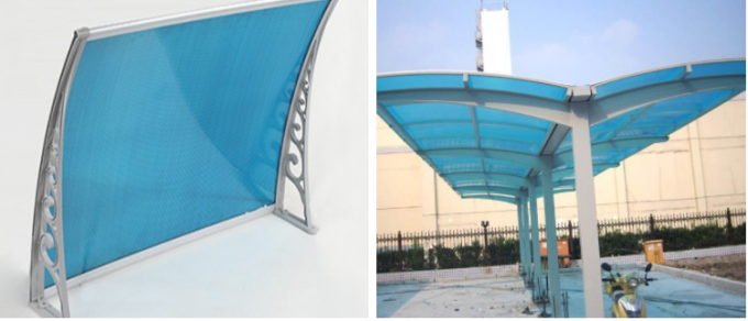 Uv Coated ESD Polycarbonate Sheet , Esd Acrylic Sheet 1.2g/M3 Density For Wind Barrier