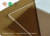 Anti Static Clear Plexiglass Sheets , ESD Clear Hard Plastic Sheets Customized Size