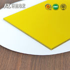 Transparent / Yellow ESD Polycarbonate Sheet , Acrylic Polycarbonate Sheets Not Easy To Fall Off