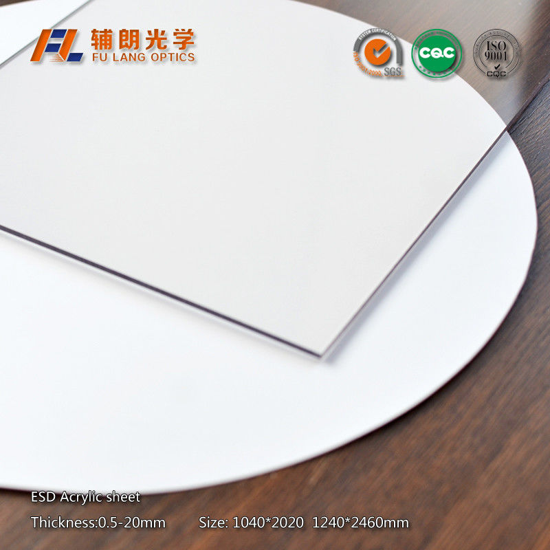 11mm Iridescent Anti Static Acrylic Sheet / Pmma Sheet For Computer Device