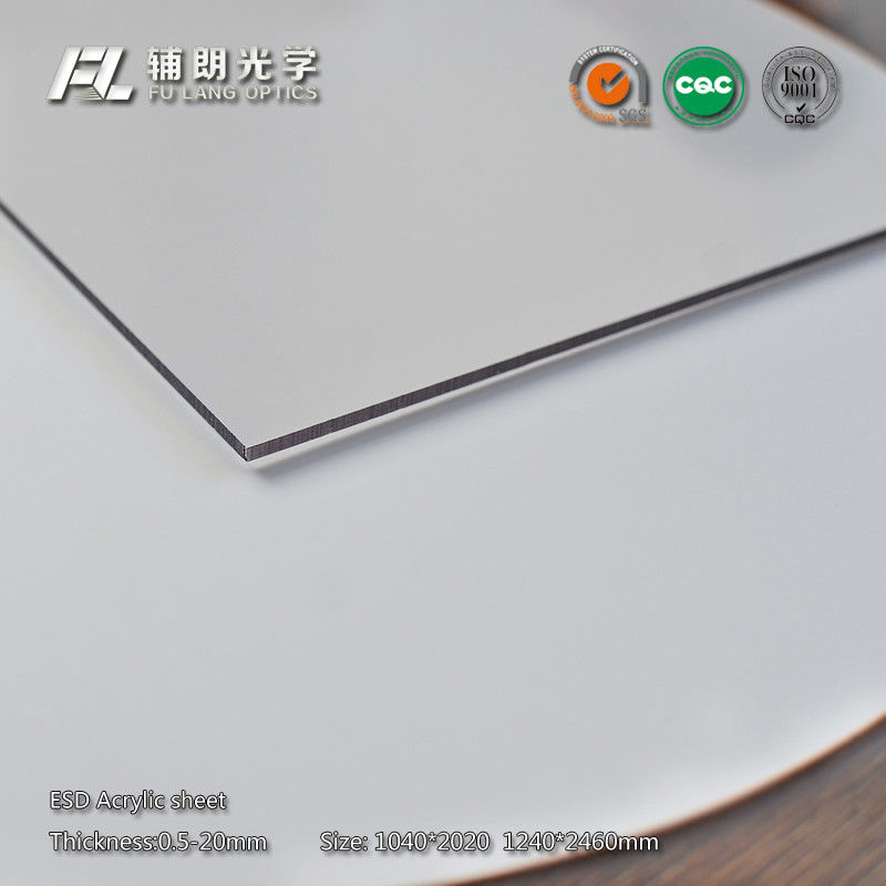 static dissipative Clear Perspex Sheet 12mm Thick , High Temperature Acrylic Sheet