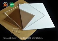Anti Static Clear Plexiglass Sheets , ESD Clear Hard Plastic Sheets Customized Size
