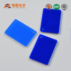 Blue ESD PVC Sheet , Clear Plastic Sheet Cut To Size High Light Transmission Rate